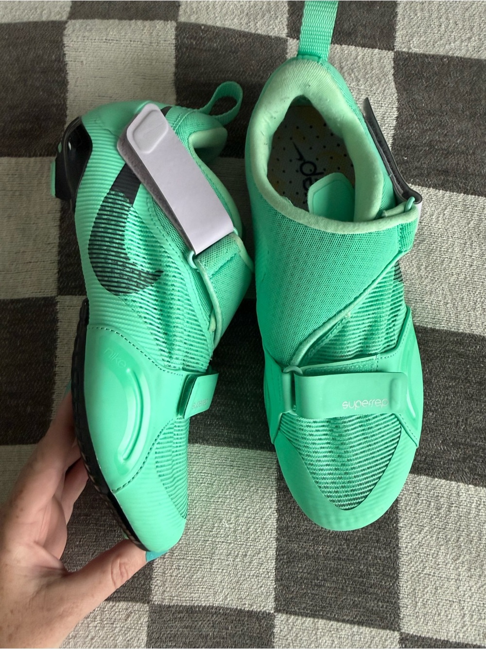 Nike super RepMint Green Slip-On cycle shoes